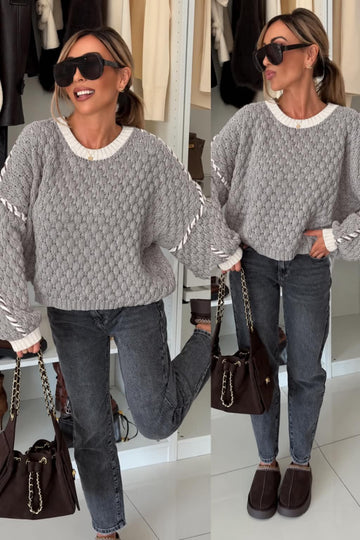 Monike sweat taupe- TV7122