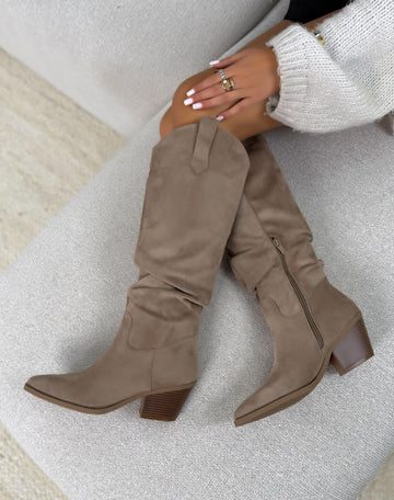 Ginah boots khaki  - 2589