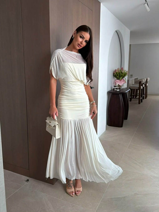 Atijane dress beige  - FMC361