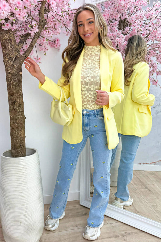 Cosmie blazer yellow