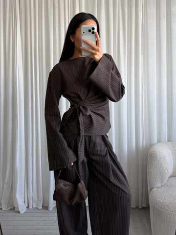 Myntha top Brown - M822S YWS