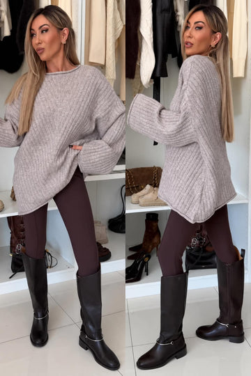 Serrah sweat taupe - PB2002