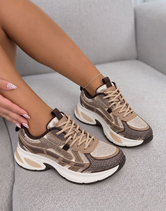 Ablooma sneakers khaki -BK-2512