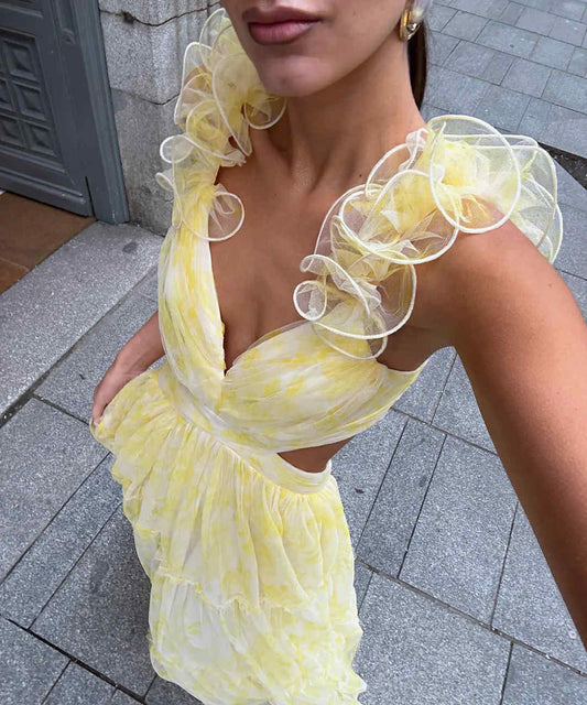 Dubai lux dress yellow - 568128