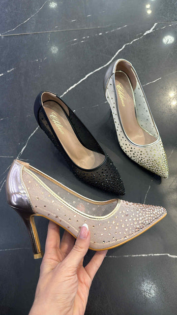 Bright stiletter champagne  - K716