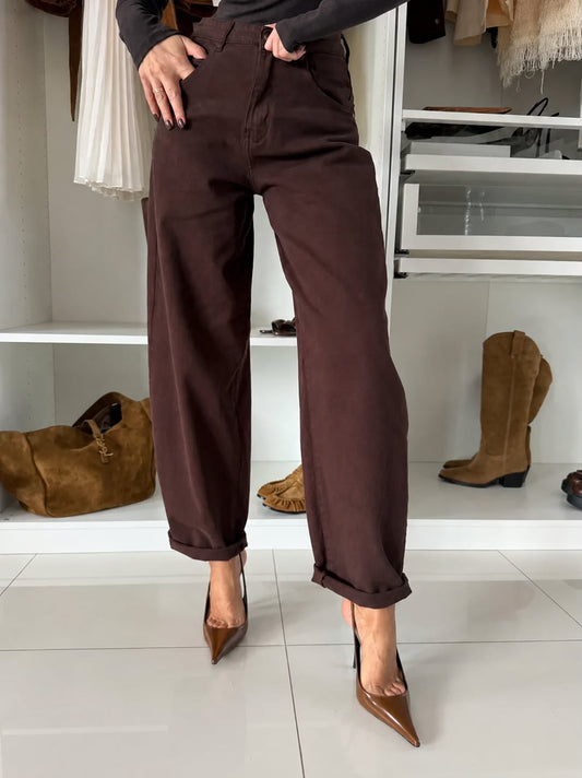 Sissi ballon jeans Brown - MG1704