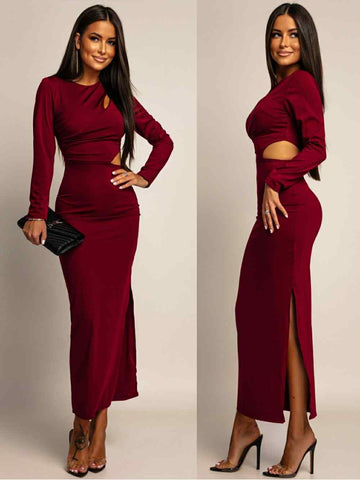 Maj dress Burgundy - C35274