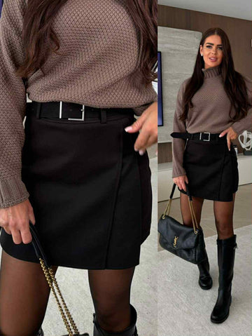 Denise skirt black - W45966