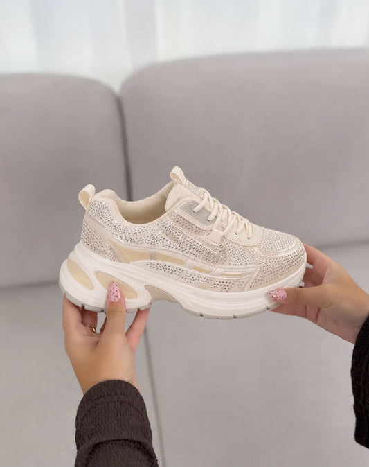 Ablooma sneakers beige -BK-2512