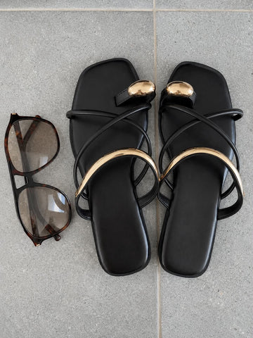 Bianna slippers Black - 22-396