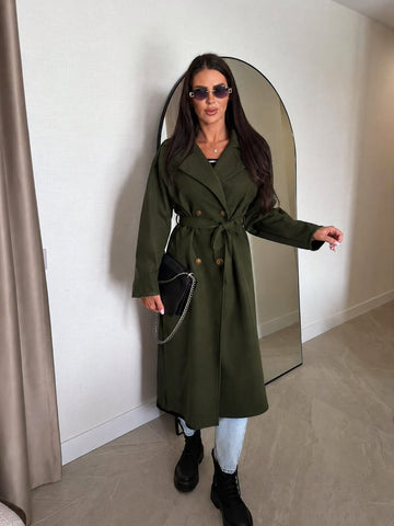 Kayla trenchcoat army - 6331