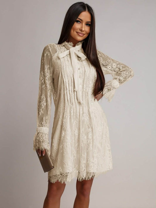 Alvirra dress beige   - 10229