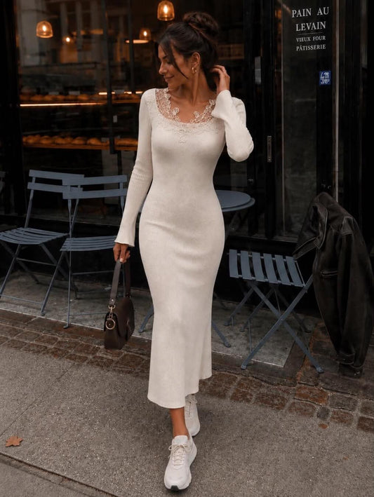 Mylah dress apricot - TU692
