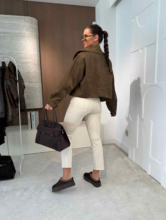 Yannas mom jeans beige - W3276K
