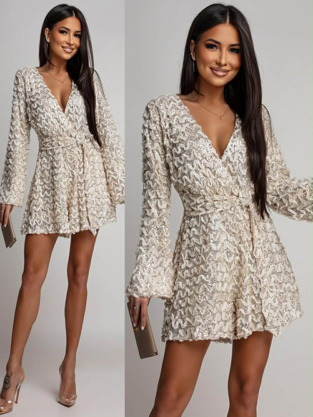 Catja suit champagne  - JR1245-6