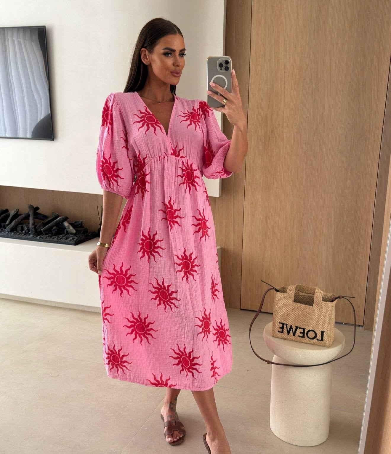 Sunny dress rosa - 8372