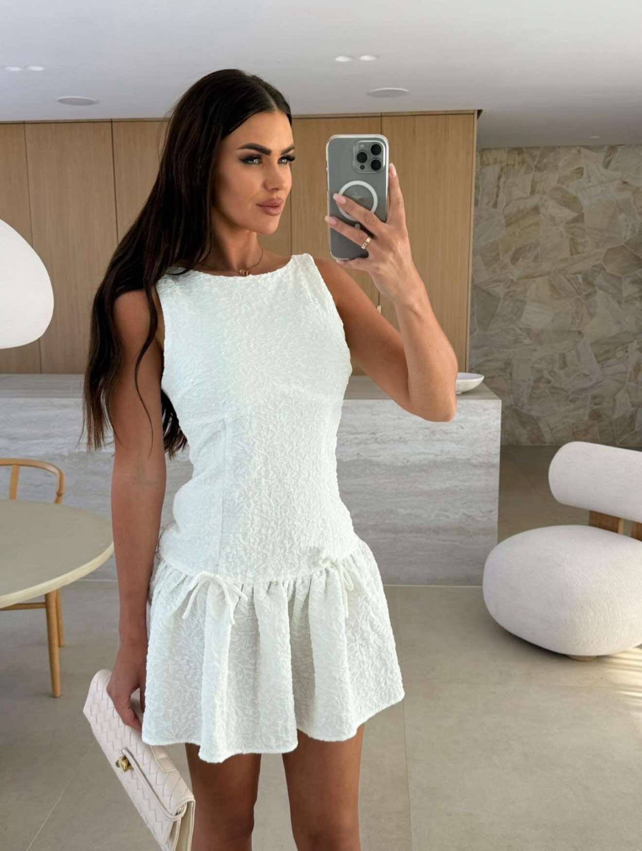 Michelle dress White - 7190 556