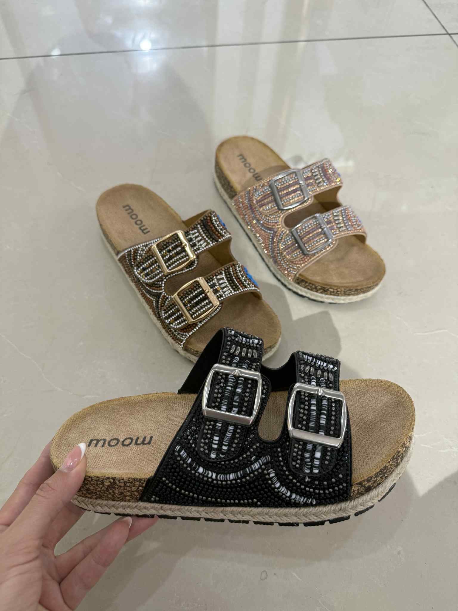 Makis slippers Black 12345