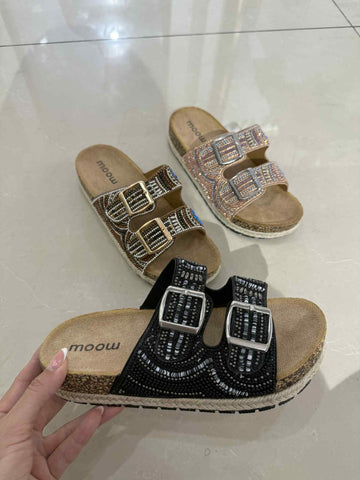 Makis slippers Black 12345