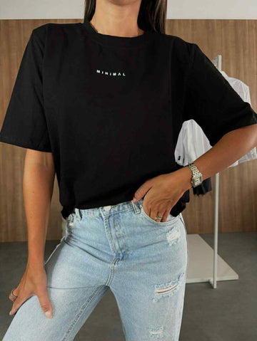 Minimal tee Black 2206