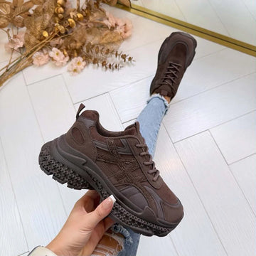 Alice Diamond sneakers Brown - A88-231