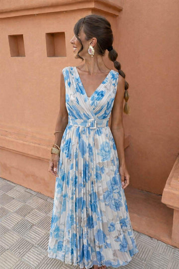 Danikka dress blue - 15091b