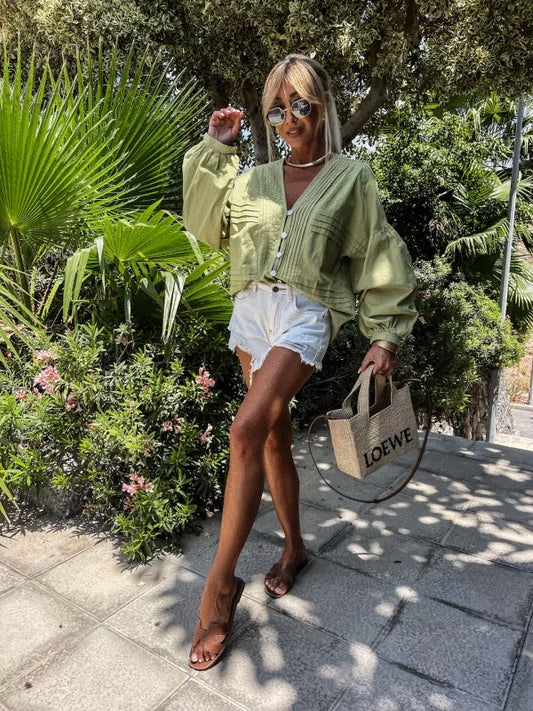 Sida shirt green -8939 556