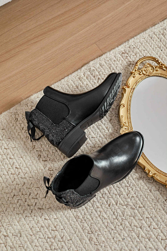 Senan glitter boots Black - M191-3