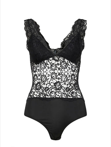 PCLINA LACE TANK BODYSTOCKING NOOS