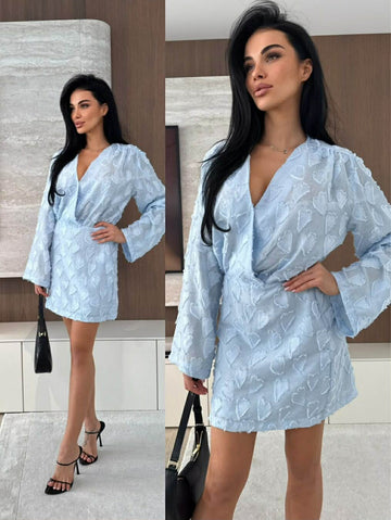 Lokina dress blue  - H4543