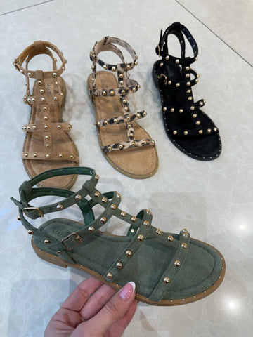 Mallie sandals army 12345