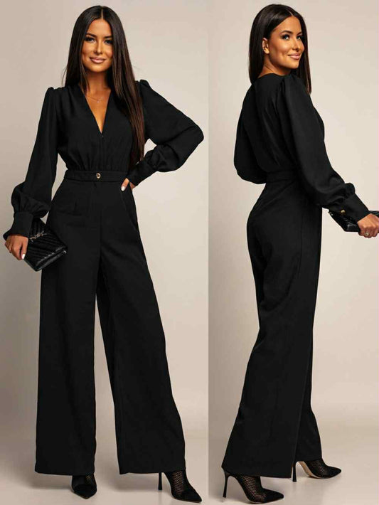 Ancha jumpsuit Black - ZP1078