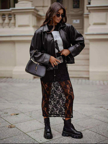 Nerola skirt black - C-37285