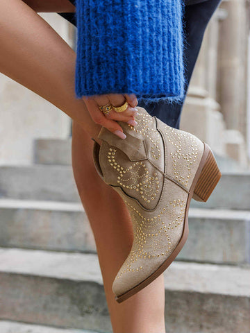 Chelsea boots nude  - 7363