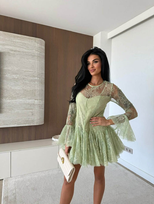 Emmine dress green - U71537