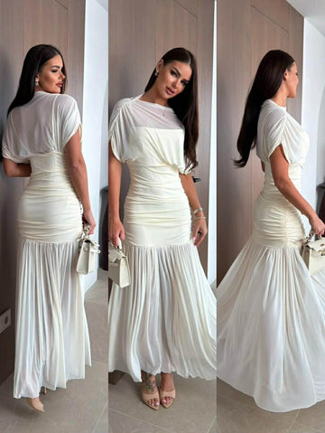 Atijane dress beige  - FMC361