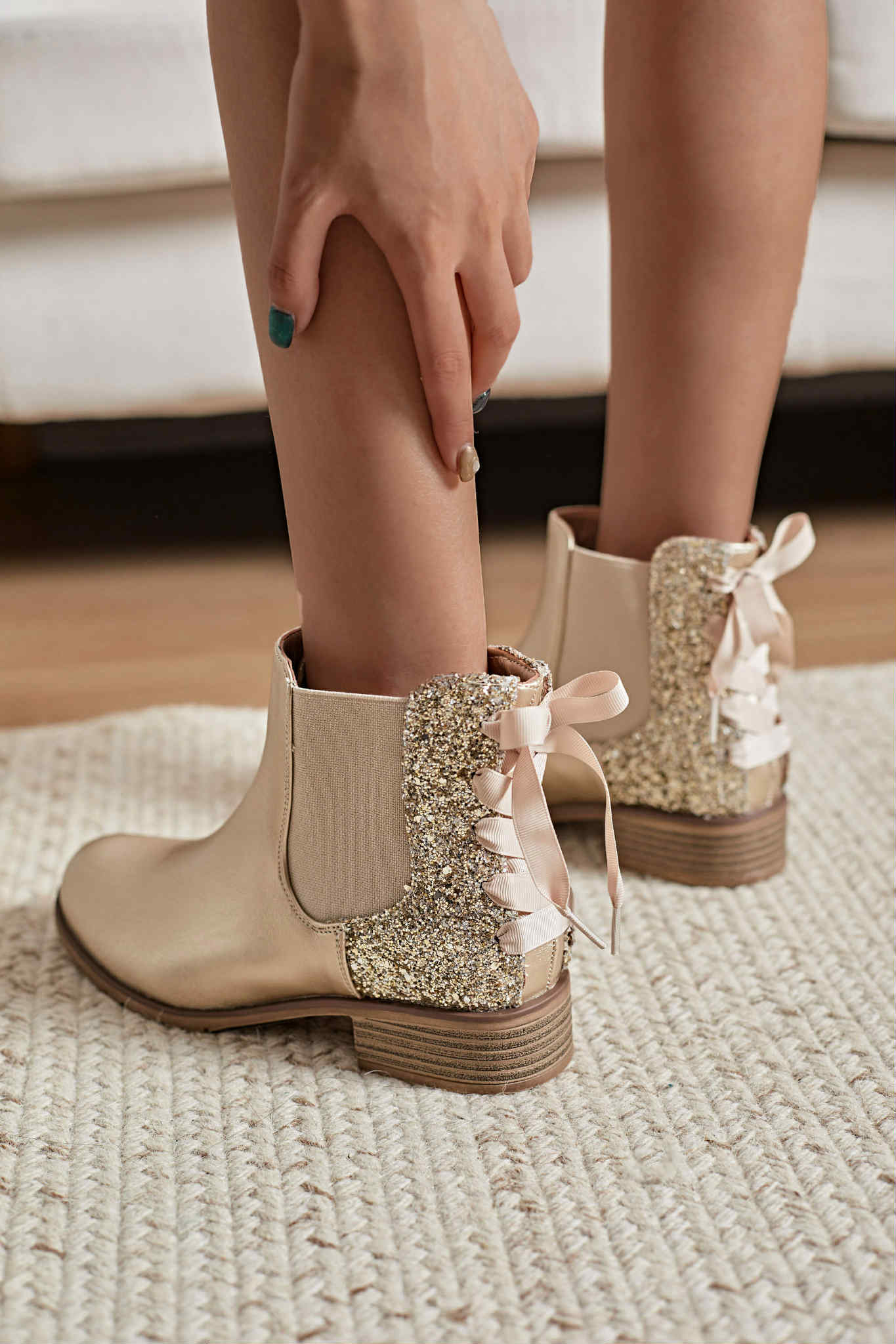 Senan glitter boots Golden - M191-3