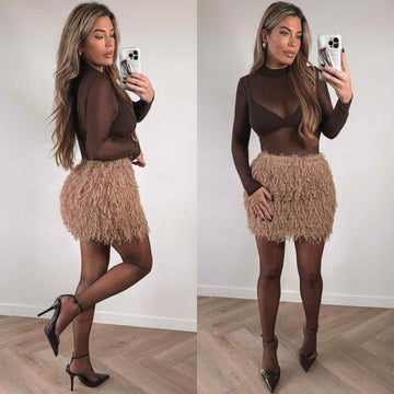 Diora mesh body marron  - 23479