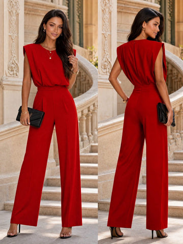 Loowee jumpsuit red - zp870