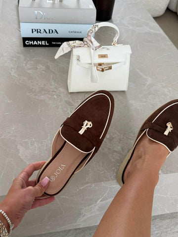 Viole slippers brown  - H8-1105H