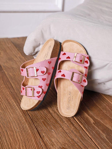 Alola Heart slippers pink