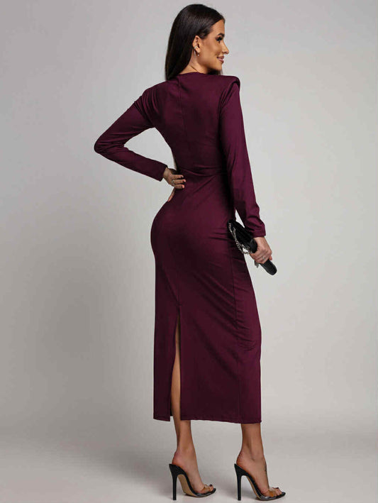 Adem dress Bordeaux - c-44020
