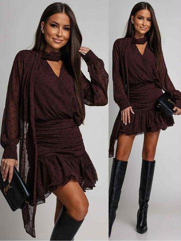 Lemmon dress Brown