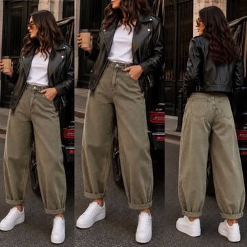 Pinal ballon jeans khaki - RD9280