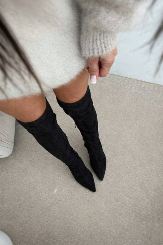 Eyline overknee Black  - H8-1000H 12345