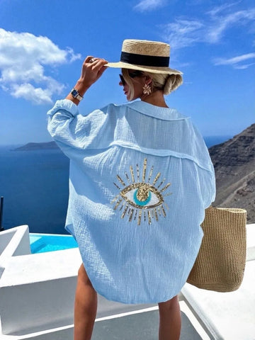 Ebba shirt Blue -6622