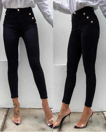 Atinna jeans - Black -G2366