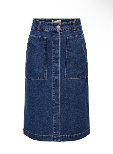 JDYOLIVIA HW SKIRT DB DNM NOOS 556