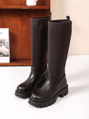 Iviv long boots choko - JW232
