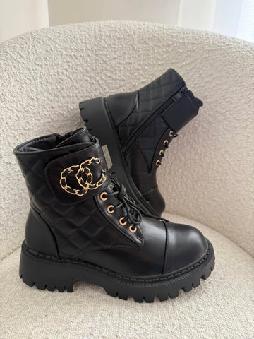 Fandie boots Black h21-73